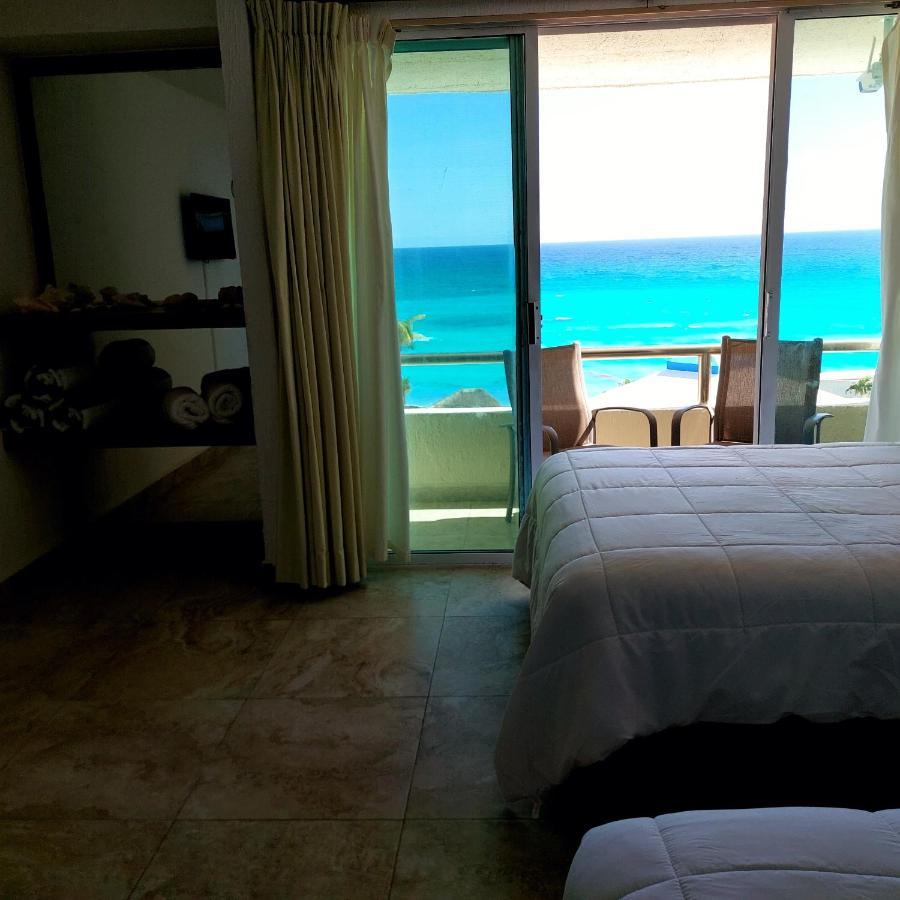 Departamento Cielo Ocen View En Condominios Solymar Cancún Kültér fotó
